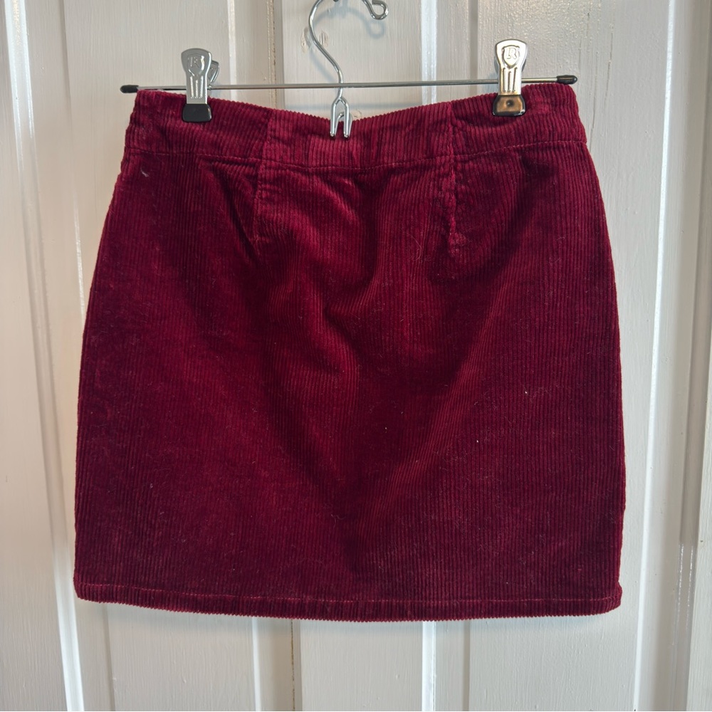 Mudd Red Corduroy Skirt - Picture 5 of 5